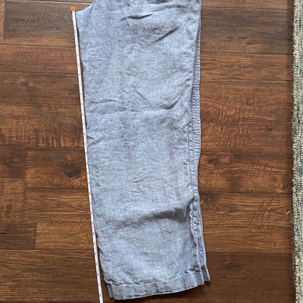 Athleta Cabo Linen Wide leg sz 10 - Picture 13 of 14